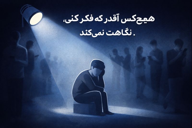 اثر نورافکن (Spotlight Effect) و اضطراب اجتماعی